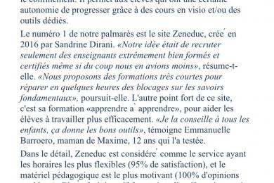 Zeneduc, les meilleurs méthodes selon les clients